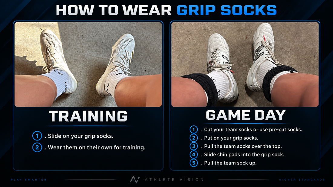How to wear grip socks correctly