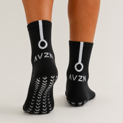 AVZN Elite Grips - First in Australia with Heel Grip Technology | Anti-Blister Grip Socks