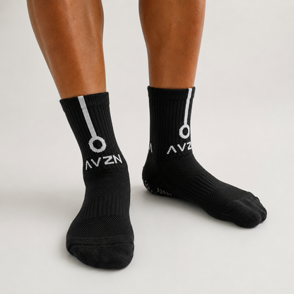AVZN Elite Grips - First in Australia with Heel Grip Technology | Anti-Blister Grip Socks
