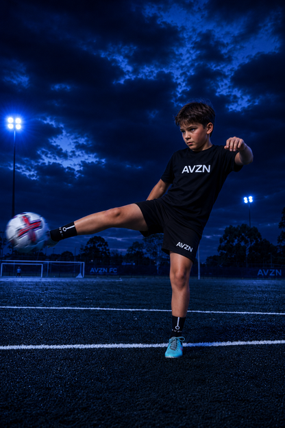 AVZN Kids Pro Grips - Premium Non-Slip Grip Socks for Young Athletes