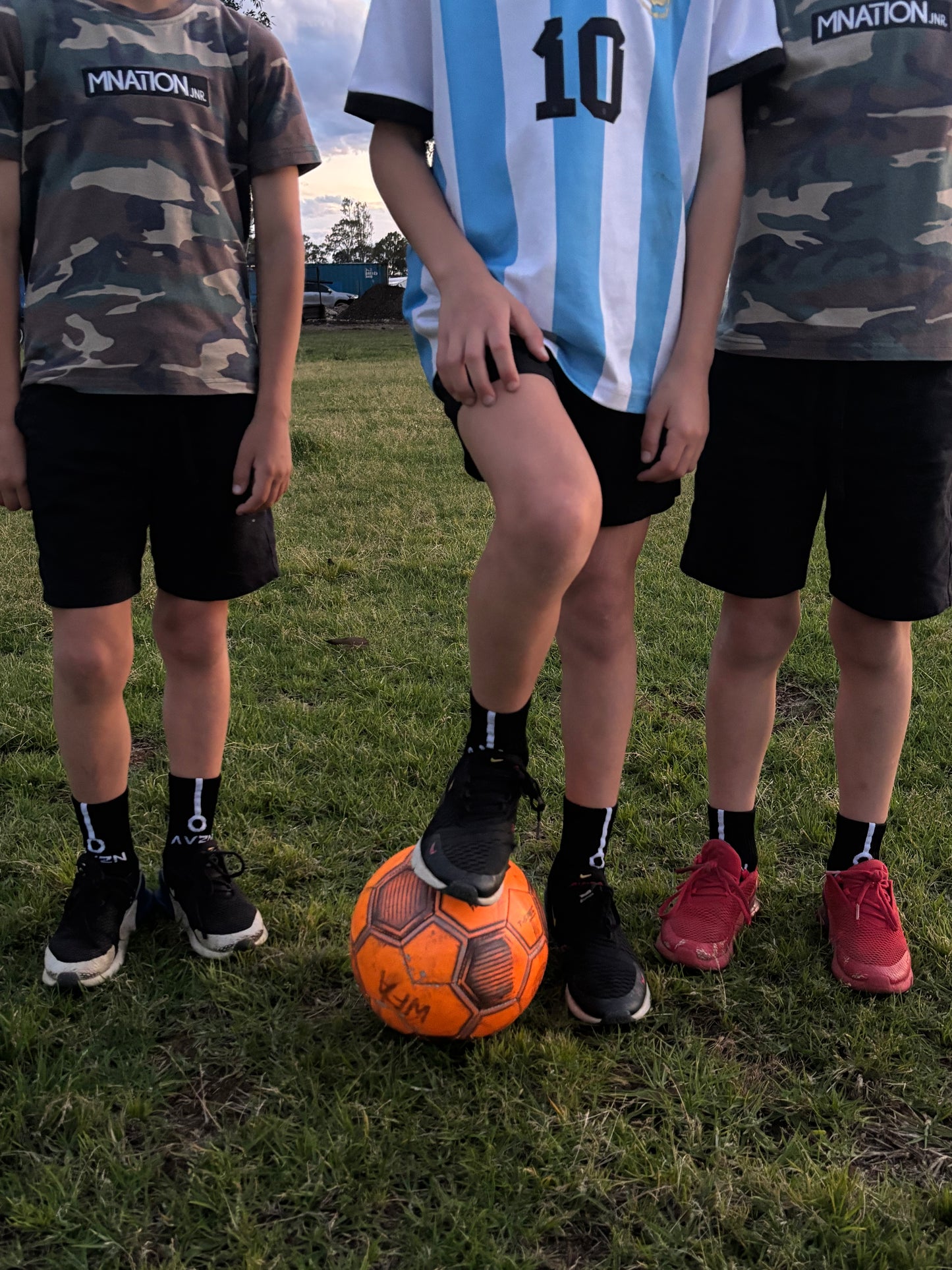 AVZN Kids Pro Grips - Premium Non-Slip Grip Socks for Young Athletes